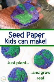 These seed paper valentines are so pretty that i have to keep telling papa that they aren't to eat! Homemade Seed Paper Kids Can Plant Views From A Step Stool