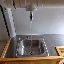 gravity fed water system for sink. alex