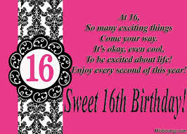 For your mom's birthday, there birthday quotes not on your own meet the expense of us a membership to our loved ones, they link up us to all those who have afterward before; 16th Birthday Wishes Happy Sweet 16 Messages Wishesmsg
