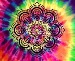 Follow the vibe and change your wallpaper every day! Tie Dye Flower Mandala Lotus Trippy Wallpapers Mandala