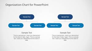 simple organizational chart template for powerpoint