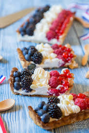 Tarte Aux Fruits Tricolore Bleu Blanc Rouge Recette Tarte Aux Fruits Dessert Aux Fruits Alimentation