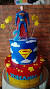 Superman Cake Buttercream