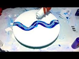 138 Dutch Pour Blues Silver Acrylic Pouring Fluid Artist Youtube Peinture Acrylique Peinture Pouring