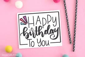 Customizable · huge selection · schedule delivery Hand Lettered Free Printable Birthday Card Liz On Call