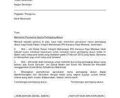 Cara tukar nama kereta 2020. Contoh Surat Rasmi Tukar Nama Syarikat Contoh Surat