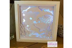 Download Under The Sea 3d Paper Cut Light Box Graphic By Jumbleink Digital Downloads Creative Fabrica