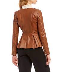 Antonio Melani Luxury Collection Margot Genuine Leather Jacket Leather Jacket Genuine Leather Jackets Fashion Branding