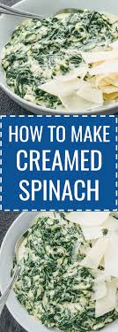 Easy Creamed Spinach Enjoy This Delicious And Easy Side Dish Of Cheesy Creamed Spinach Thanksgiving Keto Side Dishes Side Dishes Easy Creamed Spinach Recipe