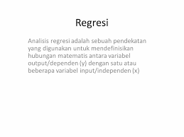 Check spelling or type a new query. Analisis Regresi Pengertian Tujuan Dan Penggunaan Asumsi Lengkap Weschool Id