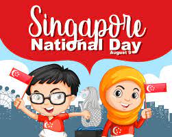 Singapore flag in cartoon style isolated on white background. Singapore National Day Banner With Children Hold Singapore Flag Cartoon Character 2711188 Vector Art At Vecteezy