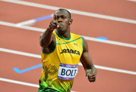 At the iaaf world championships , bolt shattered his own record of 9.69 seconds exactly one year after winning the olympic gold medal in beijing. Record Breaker Usain Bolt Qualifies For Semi Finals Naijaloaded