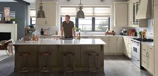 I'm an accomplished cook, and i want 30″ deep kitchen base cabinets, with full extension trays behind doors or drawers in all base cabinets. Distinctive Semi Custom Cabinets Fine Cabinetry Kemper