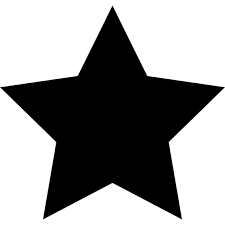 You can use various star symbols (there are many of them unicode) either as such or as an entity reference inside a title element, e.g. Star Symbol Star Symbols Alt Codes