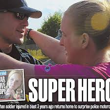 Eagan: Wounded soldier gets surprise escort home after 3-year recovery