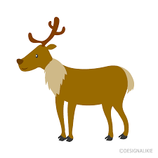 Find images in png, svg with transparent background. Simple Reindeer Clipart Free Png Image Illustoon