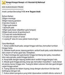 Bahan a 220 gm tepung gandum 1 s/k baking powder 1/2 s/k soda bikarbonat 50 gm serbuk koko 180 gm gula perang. 20 Resepi Ideas Cake Recipes Resep Cake Steamed Cake