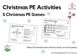 5 Christmas Pe Games And Activities Elementary Physical Education Physical Education Adapted Physical Education