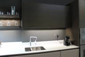 Opt for a corner unit to save space. Ex Display Kitchen With Island And Gaggenau Appliances The Used Kitchen Company