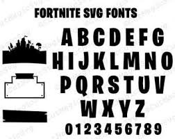 Fortnite Font Etsy Lettering Fonts Fortnite Lettering