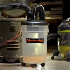 I build a dust separator out of a mini traffic cone and some junk in my shed, and it worked amazingly well! Dust Collection Fagerjord Org