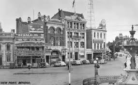 View Point In Central Bendigo Victoria 1955 Old Photos Bendigo Old Pictures