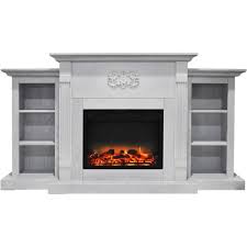 In three great finishes, this design is sure to compliment a variety of décor, from classic to contemporary. White Corner Or Flat Wall Electric Fireplaces At Lowes Com