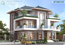 Biệt thự hiện đại 3 tầng năng động, ấn tượng - Kiến Trúc C&B