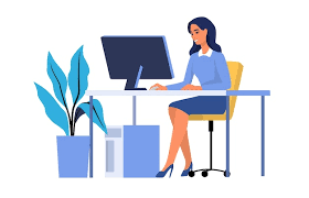 women working using AI