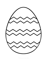 Easy easter egg coloring pages coloringstar 66 Easter Egg Coloring Pages Templates Free Printables