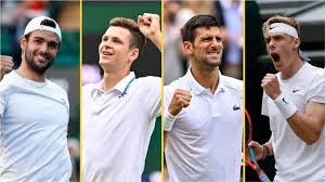 To hurkacz) in january and beat fabio fognini, aslan karatsev and diego schwartzman at the miami open presented by itau, where he. Wimbledon 2021 Novak Djokovic Denis Shapovalov Berrettini And Hurkacz Battle For Place In Final Bbc Sport