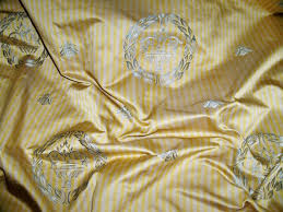 Check spelling or type a new query. Scalamandre Monroe Arabesque Laurel Wreath Bees Silk Damask Stripe Fabric