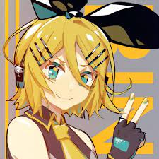 Chiya On Twitter Rin Icon Rin Vocaloid Icons Vocaloid Icons