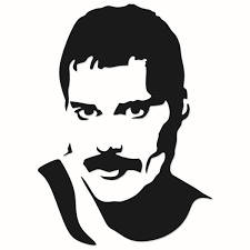 Maybe you would like to learn more about one of these? Black And White Silhouette Frrddie Mercury Freddie Mercury Svg Queen Designs Silhouette Art Silhouette Stencil Queen Art