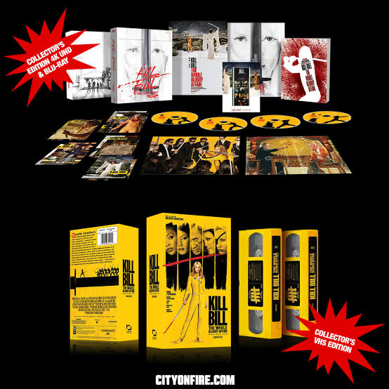 Kill Bill: The Whole Bloody Affair | 4K Ultra HD + Blu-ray (Lionsgate) |  cityonfire.comcityonfire.com
