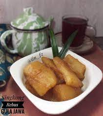 Singkong Rebus Gula Jawa Makanan Dan Minuman Makanan