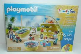 Playmobil Family Fun Aquarium Shop 9061 Kids Shark Pool Food Cafeteria Fish Net 4008789090614 Ebay Family Fun Aquarium Shop Shark Pool