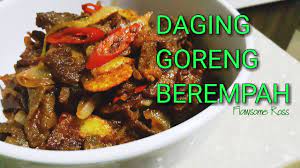 Resep sambal goreng daging berikut ini bisa anda jadikan ide masakan hari ini. Daging Goreng Berempah Resepi Ringkas Youtube