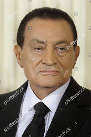 Egyptian President Hosni Mubarak Attends Event Editorial Stock Photo
