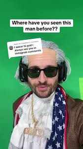 Guy Dressed As George Washington