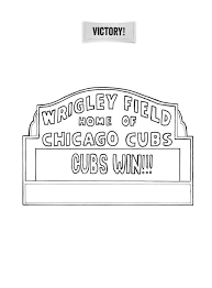 Chicago cubs coloring pages are a fun way for kids of all ages to develop creativity, focus, motor skills and color recognition. Chicago Cubs Coloring Page 6 Coloring Page Free Printable Coloring Pages For Kids