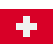 The national flag of switzerland is a red, square shaped flag on which lies a white cross. Switzerland Free Flags Icons