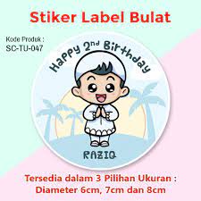 Pernikahan merupakan janji setia sebuah hubungan, ikrar suci antara dua seorang insan terima kasih. Stiker Label Ulang Tahun Anak Tumpeng Mini Bento Souvenir Muslim Boy Shopee Indonesia