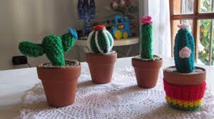Cactus amigurumis paso a paso. Como Hacer Un Cactus De Ganchillo Innatia Com