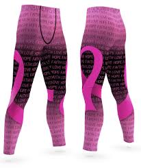 Millions are searching each day for hot woman in their yoga pants to help get. Faith Love Hope Breast Cancer Pink Ribbon Leggings For Men Sporty Chimp Legging Workout Gear More