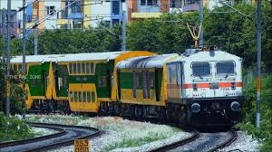 Per wikipedia, this might be a historic april fool's. Green Double Decker Train Indian Railways Youtube