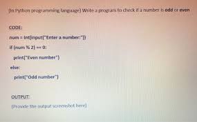 Number = 987 // 10. Solved In Python Programming Language Write A Program T Chegg Com