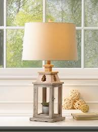 Lantern Style Table Lamp Lantern Table Lamp Rustic Table Lamps Wood Candle Lantern