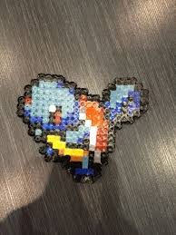 Carapuce Squirtle Perler Bead Hama Pixel Art Diy Fusible Perle A Repasser Pokemon Pixel Art Carapuce Art Diy