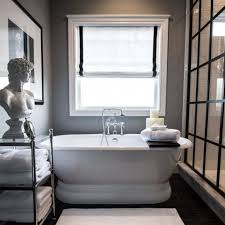 Black And White Master Bathroom Ideas Black White Master Bath A Dark And Dreary Master Bath Get S Inspired By 1940 S Hollywood Updated In Br Master Bathroom Bathrooms Remodel Master Bath Remodel